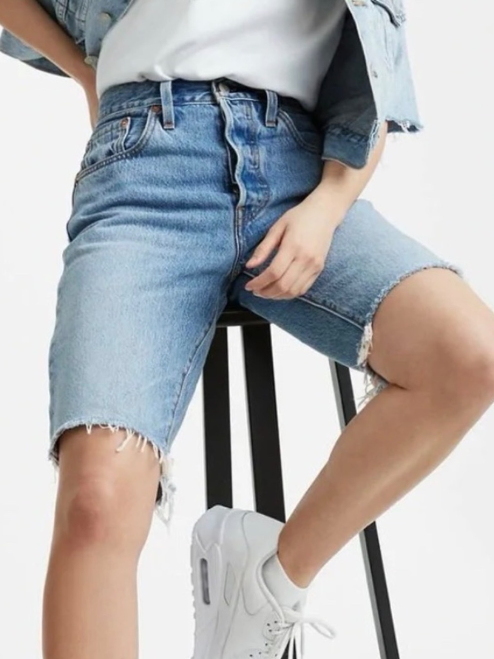 Levi’s long 501 shorts